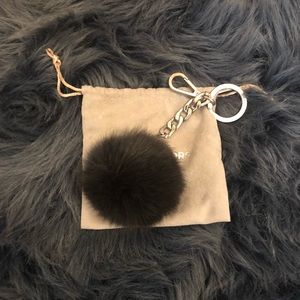Michael Kors Fox Faux Fur Pom Keychain